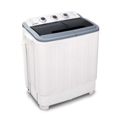 Devanti 5KG Portable Twin Tub Washing Machine, Lightweight & Spin-Dry, Ideal for Camping & Travel, 1-Year Warranty