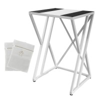 Yarra Supply Heavy Duty Dryer Stand 100kg Steel Stacking Kit 102x67x60cm Anti Slip White Finish Front Loader