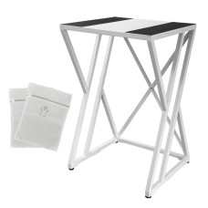 Yarra Supply Heavy Duty Dryer Stand 100kg Steel Stacking Kit 102x67x60cm Anti Slip White Finish Front Loader