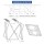 Yarra Supply Heavy Duty Dryer Stand 100kg Steel Stacking Kit 102x67x60cm Anti Slip White Finish Front Loader