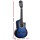 Alpha 34 Inch Classical Guitar, Wooden Body, Nylon Strings, Blue, Beginner Kids Gift, Includes Picks & Carry Bag