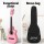 Alpha 34 Inch Classical Guitar, Laminated Linden, Pink, Perfect Beginner Kids Gift, Nylon Strings, Easy Travel Size