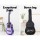 Alpha 34 Inch Classical Guitar, Laminated Linden, Purple, Nylon String, Beginner Set with Stand & Accessories