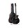 Alpha 38 Inch Acoustic Guitar, Laminated Linden, Black, Full Size Cutaway, Steel Strings, Includes Strap & Bag