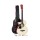 Alpha 38" Left-Handed Acoustic Guitar, Wooden Body, Steel Strings, Stand Included, Perfect for Left-Handed Players