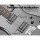 Alpha Electric Guitar, Poplar Body, 41 Inch, Black, Skull Pattern, Humbucker Pickups, Strat-Style, Beginner Friendly