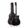 Alpha Acoustic Guitar, Laminated Linden, 41 Inch, Black, Professional 5-Band EQ, Electric Output, Cutaway Design