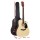 Alpha 41-Inch Acoustic Guitar, Laminated Linden, Natural Wood, Professional 5-Band EQ, Electric Output, with Stand