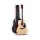 Alpha 41 Inch Acoustic Guitar, Laminated Linden, Natural Wood, Dreadnought, Steel Strings, with Stand & Accessories