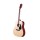 Alpha 41 Inch Acoustic Guitar, Laminated Linden, Natural Wood, Dreadnought, Steel Strings, with Stand & Accessories