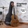 Alpha 31" Portable Steel String Acoustic Guitar, Natural Finish, Bass Plywood Body, Poplar Neck, Bonus Gig Bag