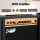 Alpha 20W Guitar Amplifier Portable Practice Amp with Overdrive 3-Band EQ Headphone Jack Black 20 Watts