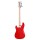 Alpha 47 Inch Electric Guitar Red – Basswood Body, Maple Neck, 21 Frets, Humbuckers, Gig Bag, Beginner Set
