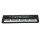 Alpha 61-Key Black Digital Piano Keyboard for Kids with LED Display, 100 Rhythms, 100 Tones, and Microphone Included