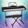 Alpha 61-Key Electronic Piano Keyboard with Stand & Stool, Black - Digital Electric Instrument with 255 Rhythms