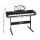 Alpha 61-Key Electronic Piano Keyboard, Digital Electric, Black, Beginner-Friendly w/ Stand & LED Display
