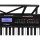 Alpha 61-Key Electronic Piano Keyboard, Black, 91cm, Touch-Sensitive, Stand & Stool, 300 Rhythms, 430 Timbres