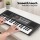 Alpha 37-Key Digital Piano Keyboard, Black – Portable Beginner's Electric Keyboard with Touch Function & 3-Step Lessons