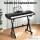 Alpha Heavy Duty Adjustable Z-Shape Piano Stand Black, Metal Frame, Lockable Wheels, 59-89cm Width, 62-92cm Height