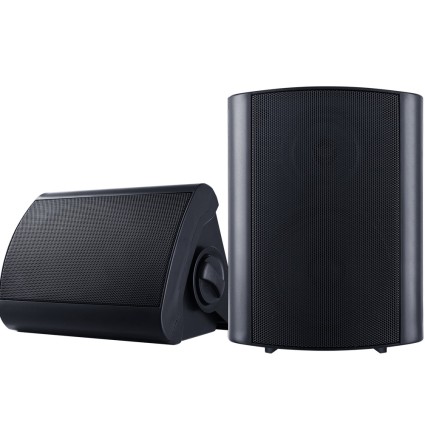 Giantz 2-Way 150W In Wall Speakers Set, 5.25" Woofer, 2.5" Tweeter, Indoor Outdoor Stereo Audio, Adjustable