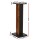 Alpha Speaker Stands, MDF, 70cm, Black/Wood, 60kg Capacity, Anti-Slip, Sand-Fillable, Easy Assembly, 2pcs Set