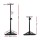 Alpha Speaker Stand, Steel, Adjustable 67-120cm, Black, 2pcs, Surround Sound Studio Home, Durable, Non-Slip Base