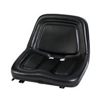 Giantz Universal Tractor Seat PU Leather, Adjustable Backrest, Steel Frame, 50x47x38cm, Fits Forklift & Excavator