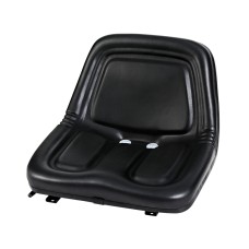 Giantz Universal Tractor Seat PU Leather, Adjustable Backrest, Steel Frame, 50x47x38cm, Fits Forklift & Excavator