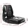 Giantz Universal Tractor Seat: Adjustable PU Leather Backrest, Waterproof, 150mm Sliding Track, for Heavy Machinery