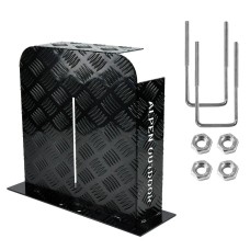 Alpen Outdoor 2mm Aluminium Base Mount Diesel Heater Tank Cover for 10L 15L Tanks Double Side Mounting