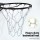 Everfit Heavy-Duty Basketball Net - Steel Chain, 50cm, 12 Hooks, Easy Assembly, 1-Year Warranty, Silver Finish