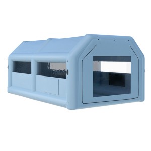 Giantz 6x4M Inflatable Car Paint Booth – Durable Oxford Cloth & PVC, 3-Layer Filter, 1100W Blower, Easy Access & Setup