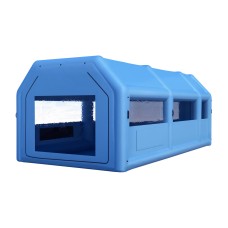 GIANTZ 8.5x4.8m Inflatable Spray Booth - Durable Oxford & PVC, Dual Blowers, Filtration System, Mobile Painting Tent GIANTZ 8.5x4.8m Inflatable Spray Booth - Durable Oxford & PVC, Dual Blowers, Filtration System, Mobile Painting Tent