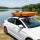 GIANTZ Universal Soft Kayak Roof Rack Pads, 80kg Capacity, 120cm Oxford Fabric, EVA Foam, Includes 4.5m Tie-Down Straps