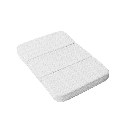 Giselle Bedding Foldable Cot Mattress - Cool Gel Foam, Bamboo Cover, 96.5x67cm, Tri-Fold Design for Portable Comfort