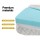 Giselle Bedding Foldable Cot Mattress - Cool Gel Foam, Bamboo Cover, 96.5x67cm, Tri-Fold Design for Portable Comfort