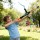 Keezi Kids Bow and Arrow Set 81cm with 6 Foam Arrows Lightweight Plastic Archery Toy for Ages 8+ Outdoor Indoor