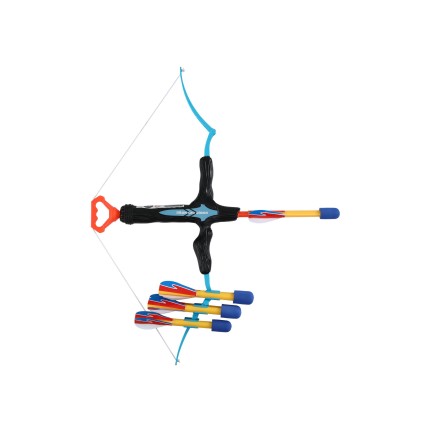 Keezi Kids Bow and Arrow Set 81cm with 6 Foam Arrows Lightweight Plastic Archery Toy for Ages 8+ Outdoor Indoor