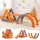 Keezi Kids Climbing Frame Set: Indoor/Outdoor Pikler Triangle Climber with Slide, Arch & More, HDPE, 210x41x68.5cm