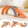 Keezi Kids Climbing Frame Set with Slide | Versatile Indoor Outdoor Playset | HDPE | 153x41x54cm | Supports 50kg