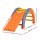 Keezi Kids Climbing Frame Set with Slide | Versatile Indoor Outdoor Playset | HDPE | 153x41x54cm | Supports 50kg