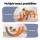 Keezi Kids Climbing Frame Set with Slide | Versatile Indoor Outdoor Playset | HDPE | 153x41x54cm | Supports 50kg