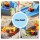 Keezi 2-in-1 Kids Sandpit Water Table Working Excavator Digger Sensory Play Table with 8 Accessories
