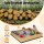 Keezi Wooden Sandpit and Mud Kitchen 2-in-1 Outdoor Play Station Fir Wood Sink Tap Stove Knobs Storage