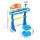 Keezi Kids 37-Key Piano Keyboard Set: Electronic Musical Instrument with Stool, Mic, LED Lights & More for Ages 3+