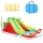 Doctor Dolphin Kids Inflatable Water Slide Park - 575x445cm, PVC, 2 Slides, Trampoline, Climbing Wall & Water Cannon