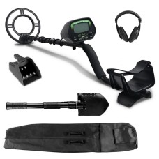 Weisshorn Deep Sensitive 220MM Waterproof Metal Detector with LCD, Shovel & Headphones for Gold & Treasure Hunting