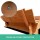Keezi Kids Wooden Sandpit with Canopy & Foldable Seat, 120cm - Firwood, Safe Rounded Corners, Protective Cover Included