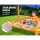 Keezi Kids Wooden Sandbox with Adjustable Waterproof Canopy, Dual Water Basins, and Firwood Construction - 103cm