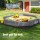 Keezi Kids 182cm Octagon Wooden Sandpit Grey with Built in Seats Cover Ground Sheet AS8124 Certified